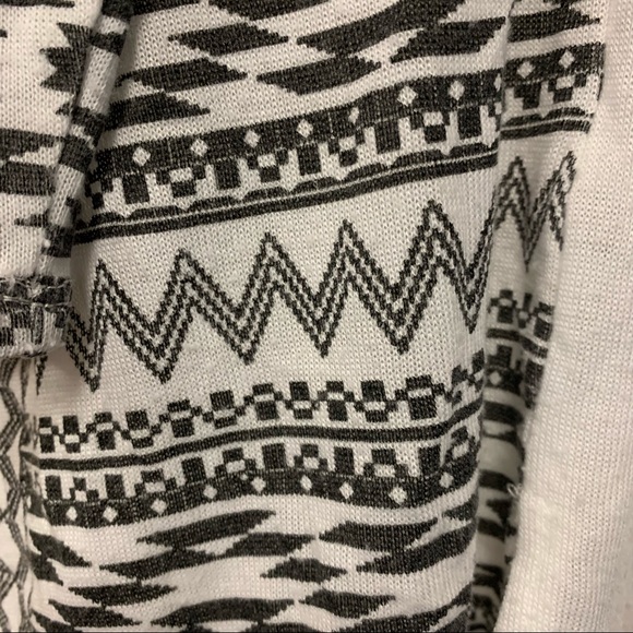 Self Esteem Hooded Cardigan Large Aztec Boho Southwest - Picture 4 of 5